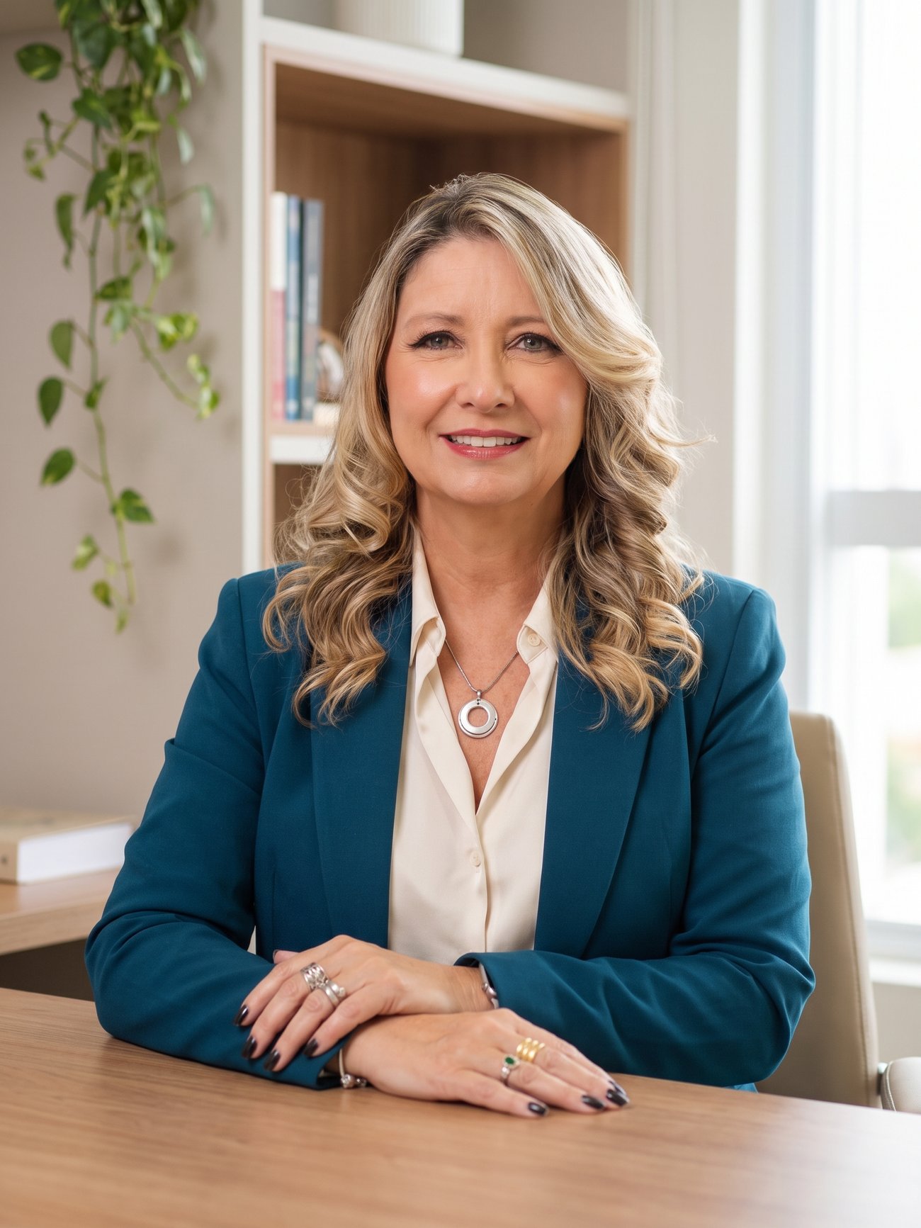 Carla Matos em seu consultório